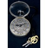 Englische Spindeltaschenuhr / English Verge pocket watch
