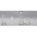 Fünf Teile Glas / Five pieces glass