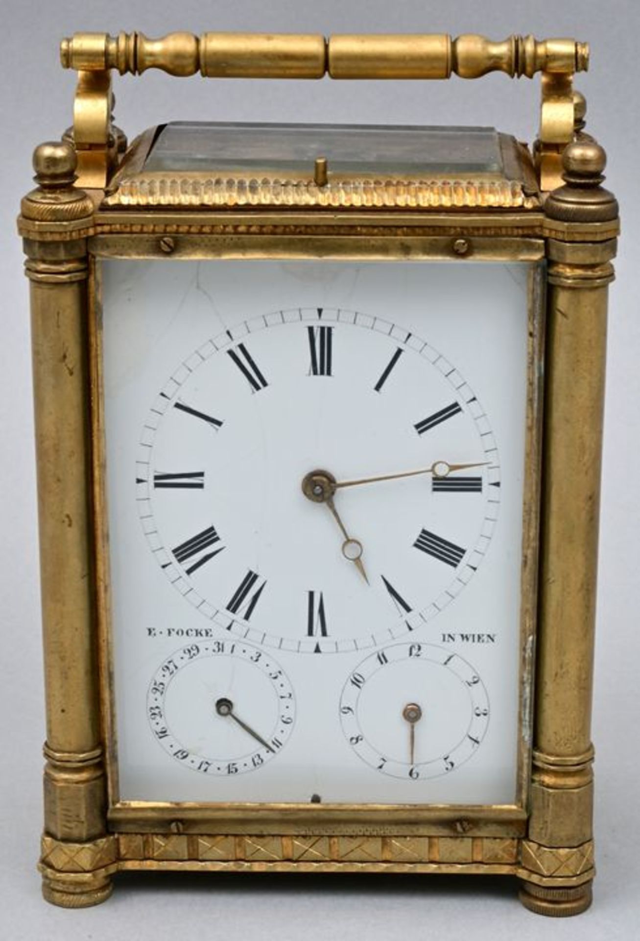 Reiseuhr E. Foecke Wien / Travel clock