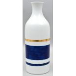 Vase, Meissen, blau/gold/ vase blue/ gold