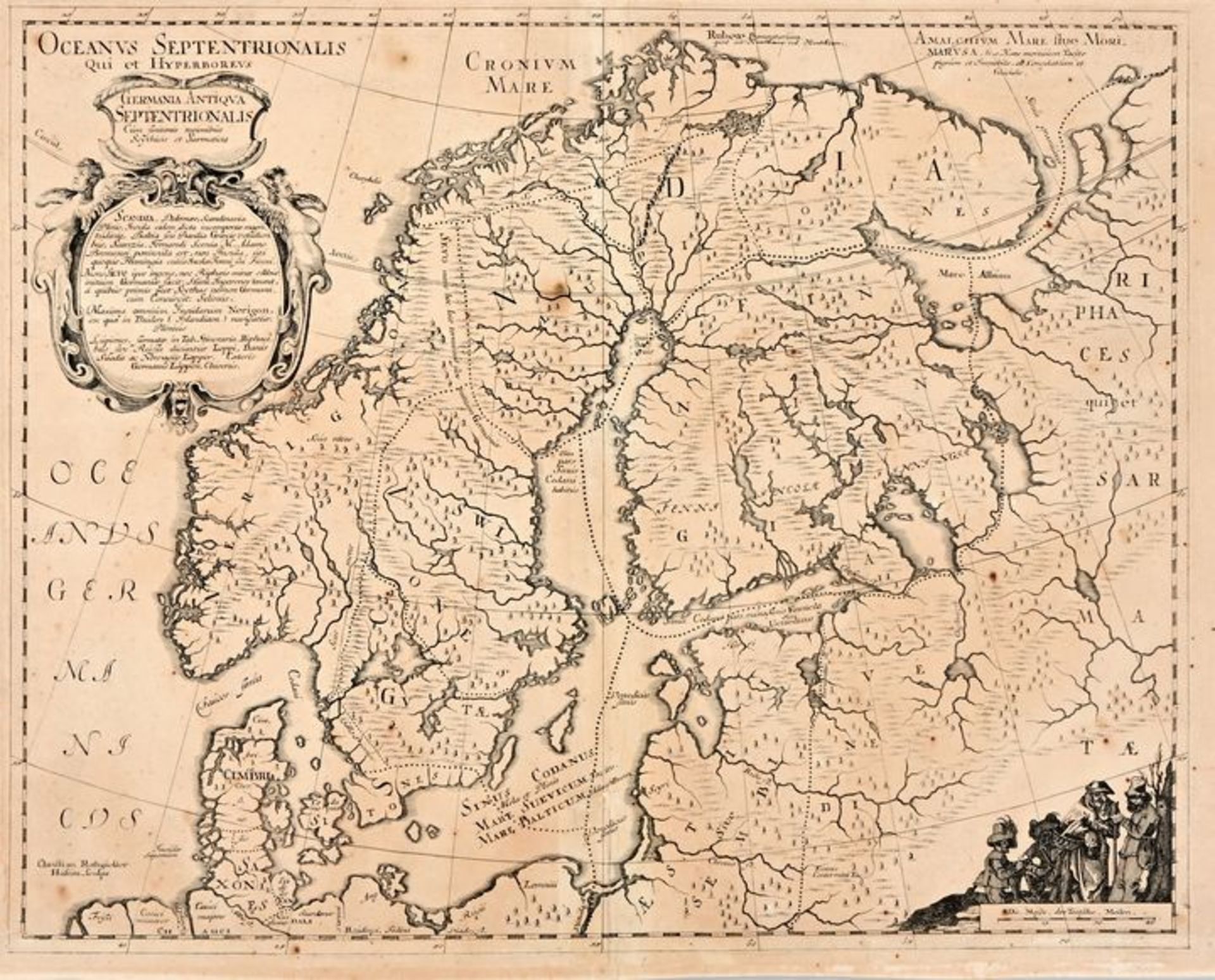 Karte Skandinavien/Ostsee / Map