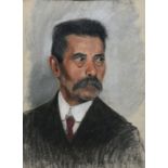Wollanke Elly Pastell / Pastel of a man