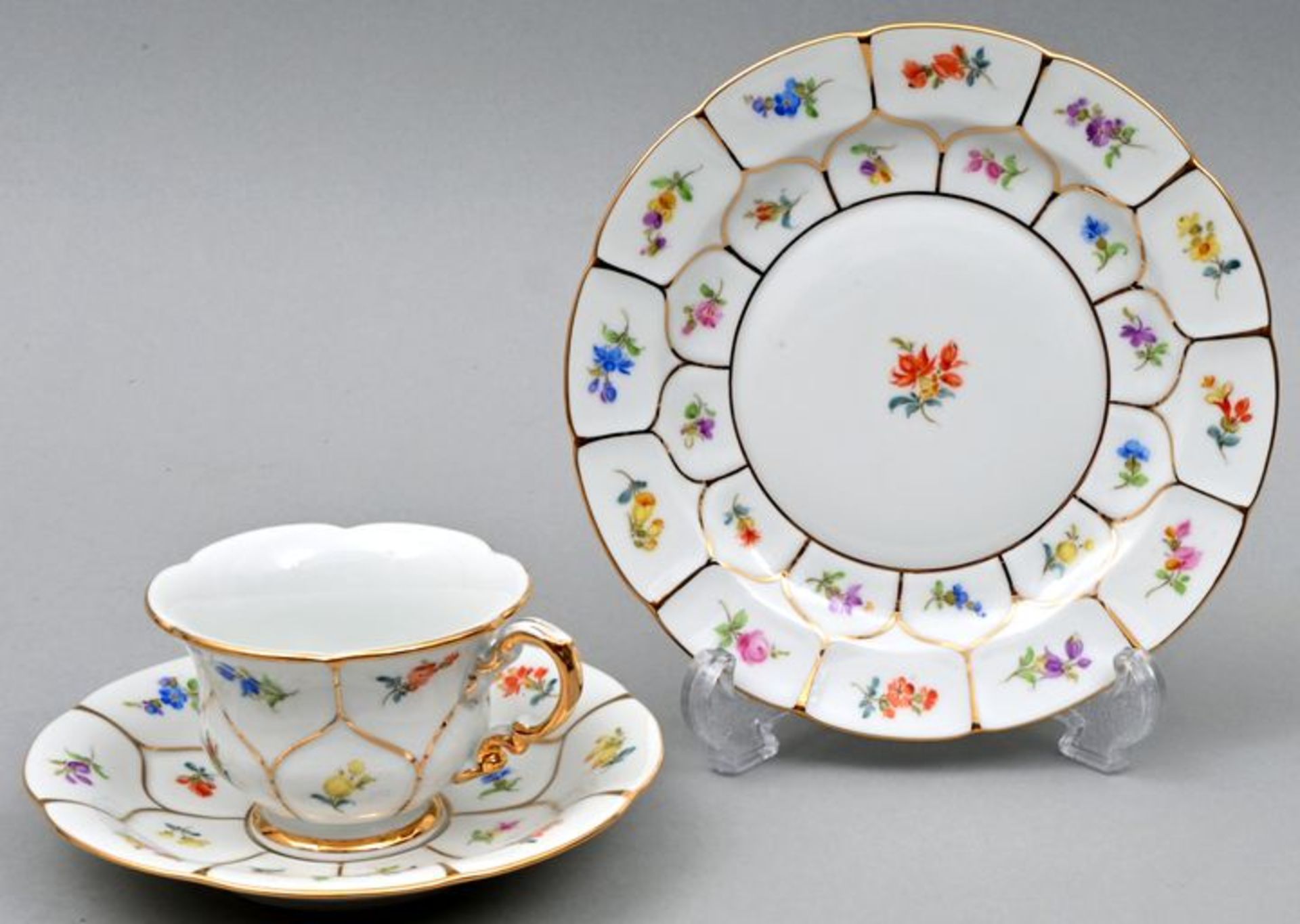 Gedeck, Meissen / Mocha place setting