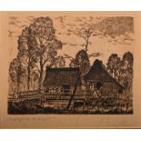 Baden, Heinz (Heinrich) Radierung / Etching