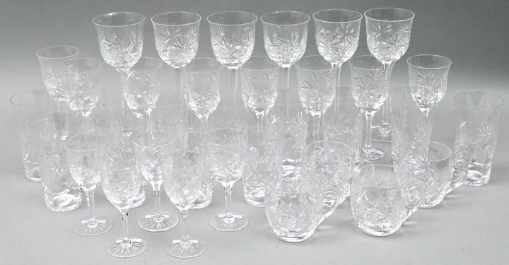 Satz von 35 Gläsern / set of 35 glasses
