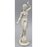 Vertikofigur Kugelspielerin / Porcelain figure, acrobat