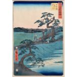 Hiroshige Holzschnitt Japan / colour woodcut