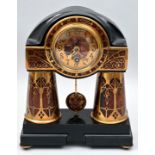 968 Tischuhr, Erhard & Söhne / Art Nouveau clock