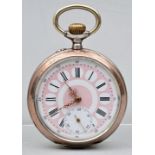 Taschenuhr mit Ständer und Glasdom / Pocket watch with stand and glass dome