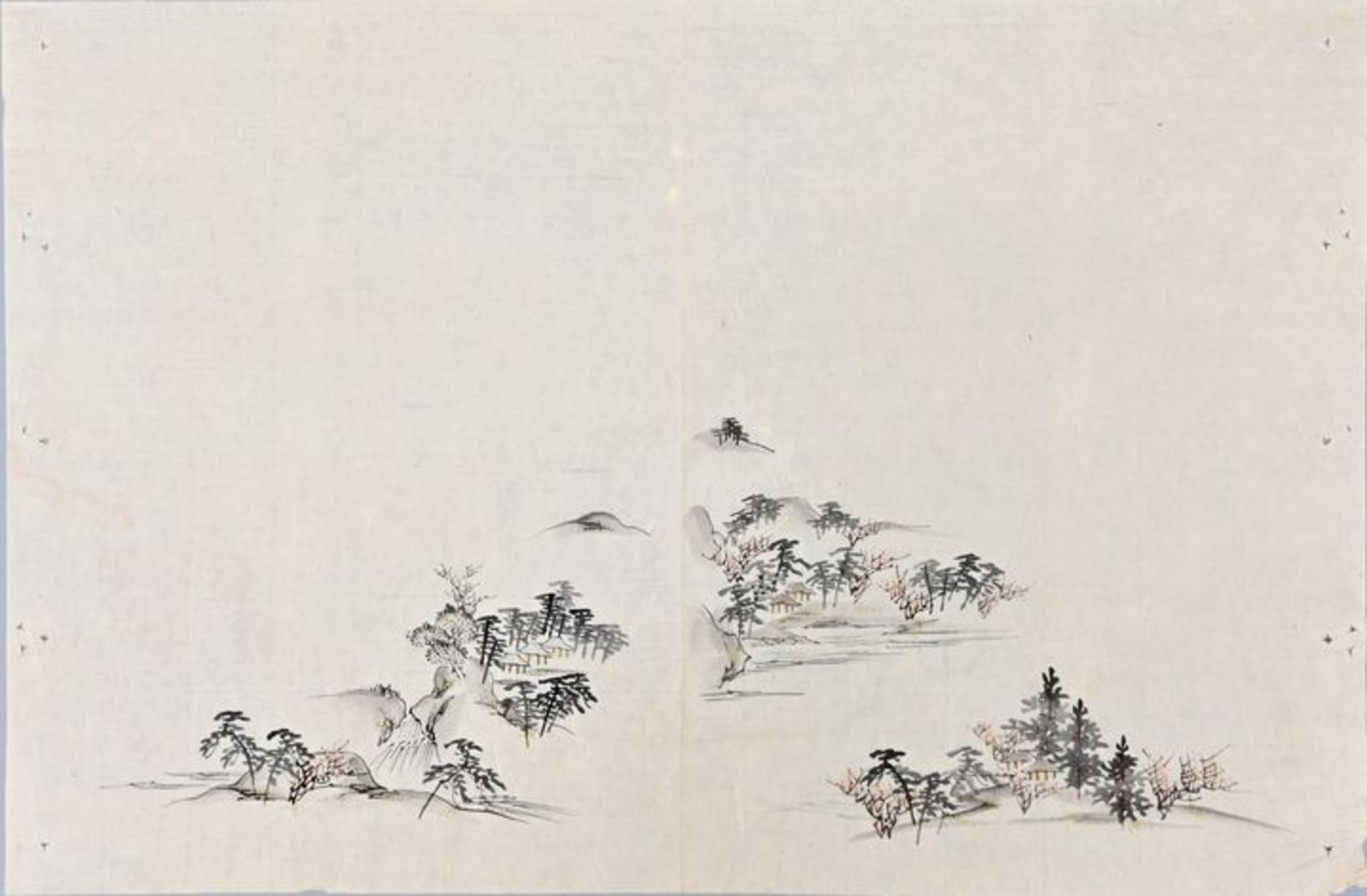 Blatt japanische Zeichnungen / sheet of japanese drawings - Bild 9 aus 12