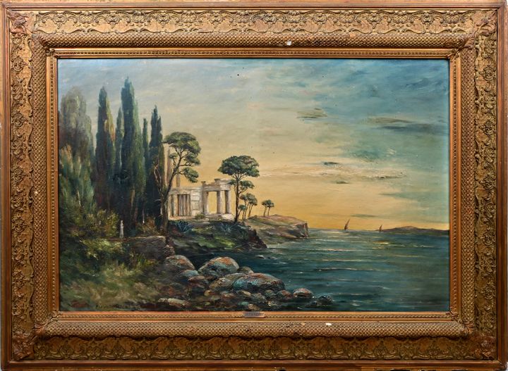 Toretti Paar Gemälde, wohl Karl Kaufmann / landscape paintings - Image 2 of 11