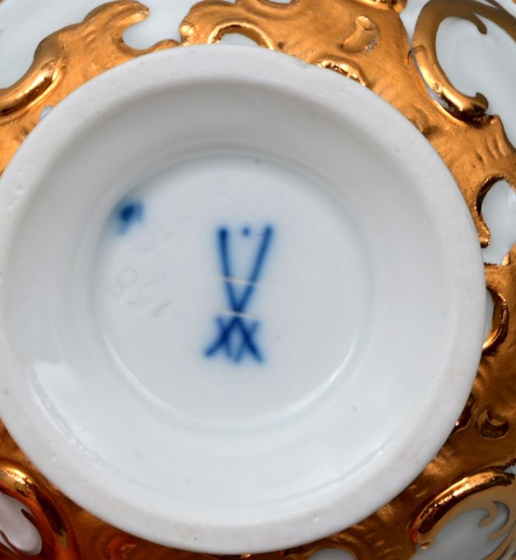 Tasse mit Untertasse, Meissen / Cup and Saucer, Meissen - Image 3 of 3