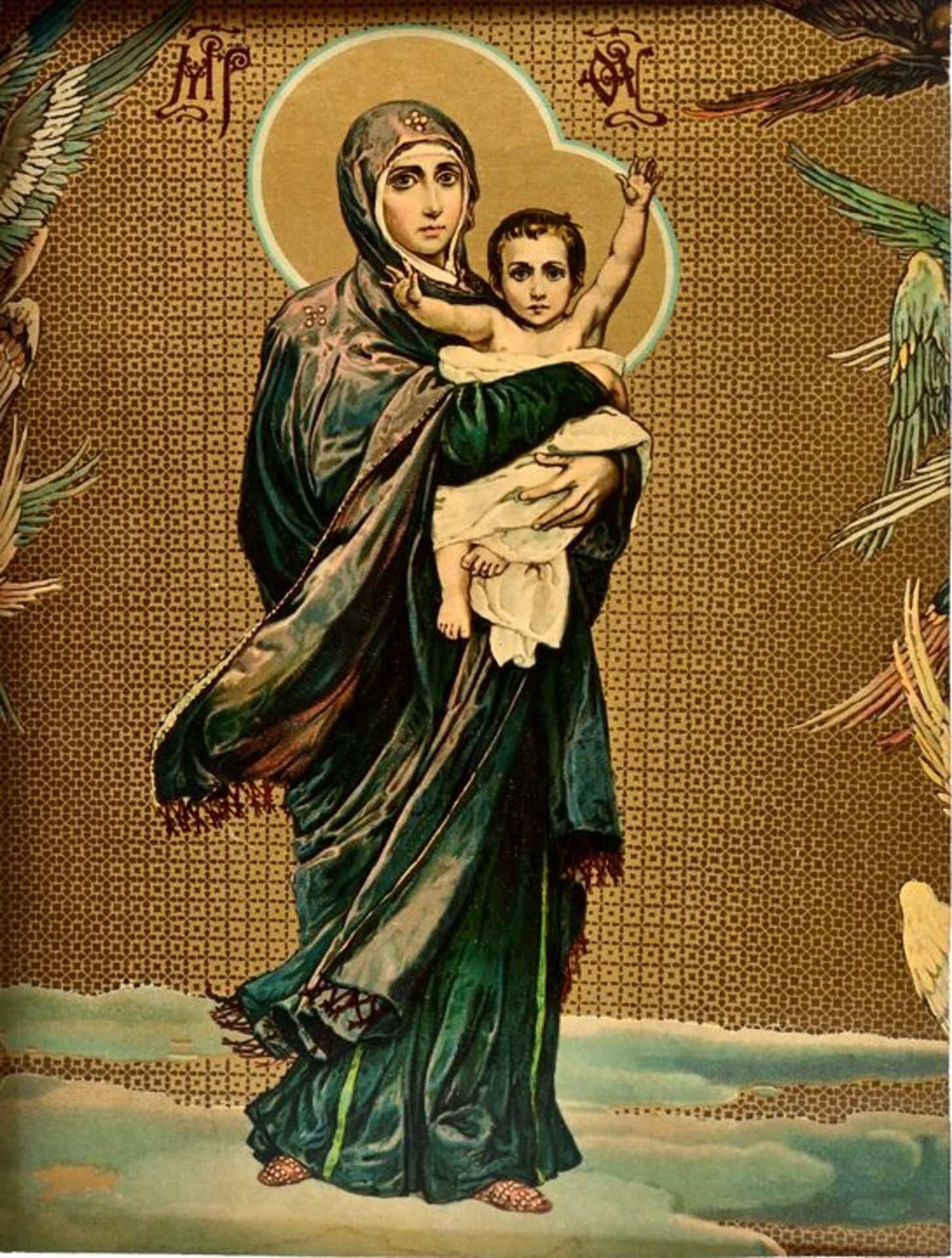 Chromolitho Madonna / Madonna