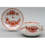 Tasse + 2 UTA, Meissen / Cup with two saucers