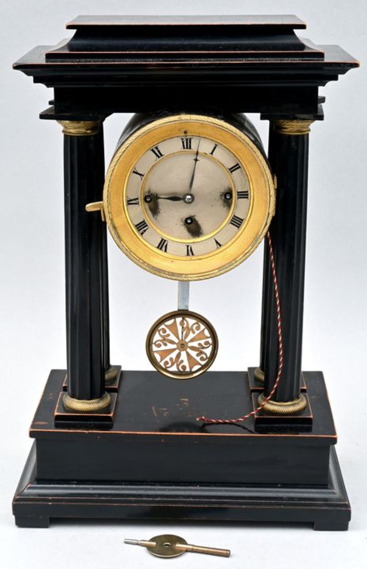 949 Stutzuhr, schwar/ bracket clock