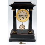 949 Stutzuhr, schwar/ bracket clock