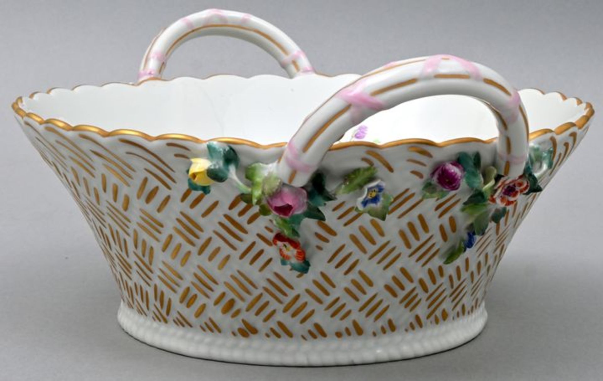 Korbschale, Meissen / Basket bowl, Meissne - Image 2 of 5