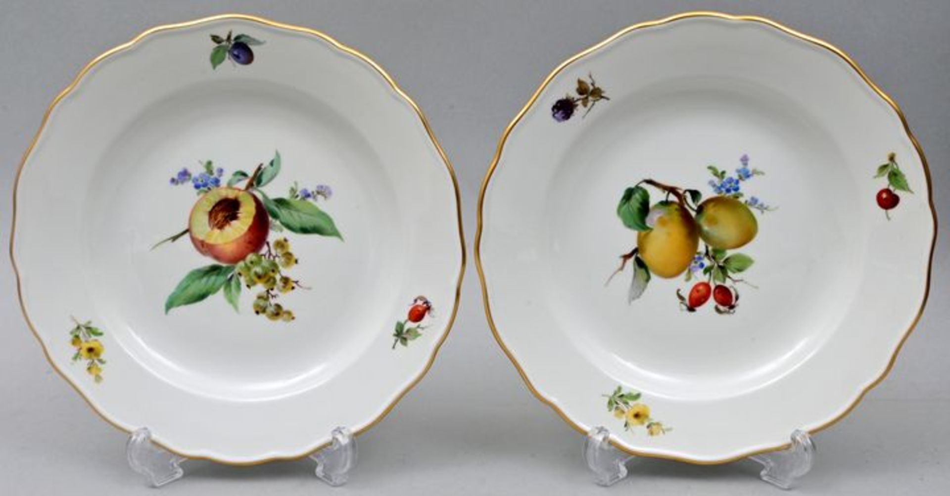 Zwei Teller, Meissen / Two plates, Meissen