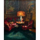 Fischer sign. / Painting, Interior scene