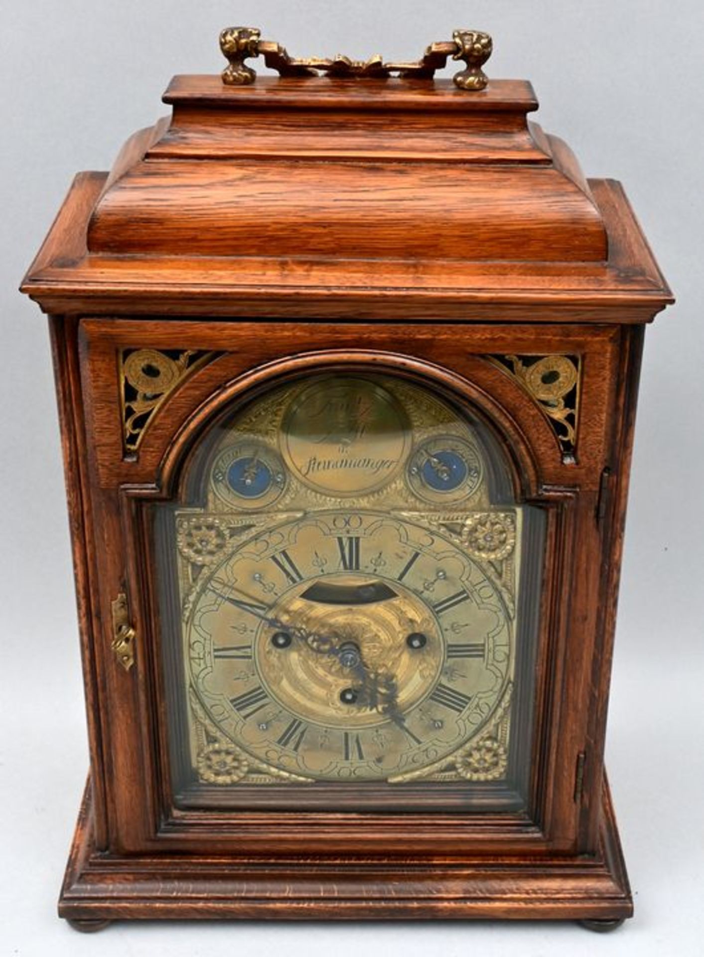 285 Stockuhr, Franz Pösell/ bracket clock - Bild 2 aus 8