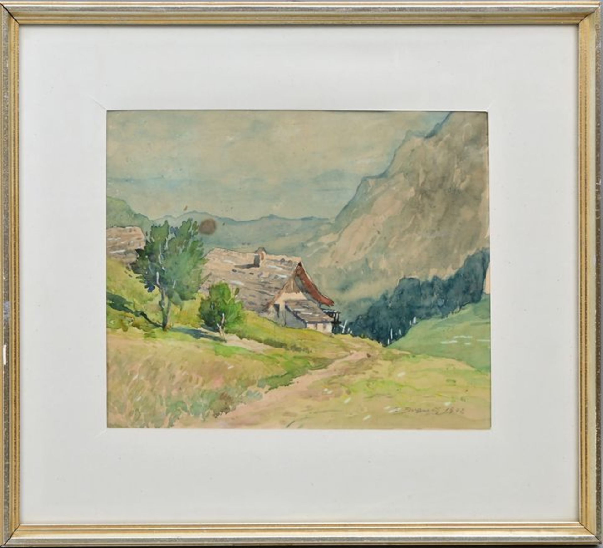 Brandt, F. Aquarell sig. dat. 1942 / water colour - Image 4 of 5