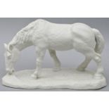 Pferd / porcelain figure, horse