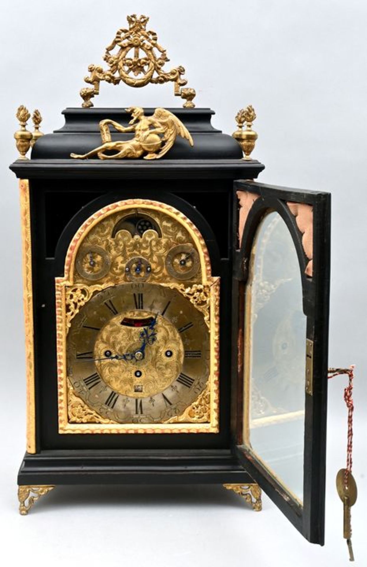 294 Stockuhr, P. Leopoldus/ bracket clock - Bild 2 aus 8