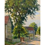 Friedmann, Rolf, Dorfstraße Radibor / village scene