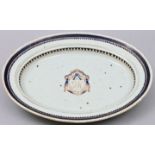 Ovale Platte/ porcelain plate