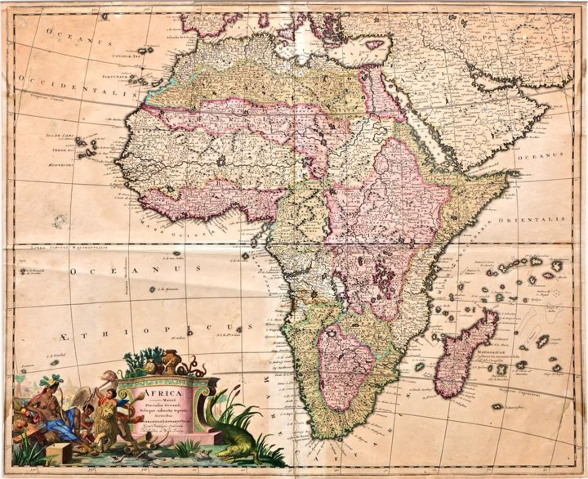 Karte von Afrika / Map of Africa