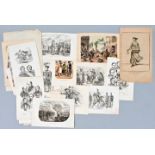 Konvolut Genre und Volkskundliches/ compilation of genre scenes, 25 sheets