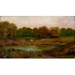 Hinsley Flusslandschaft On the Wye Landscape painting