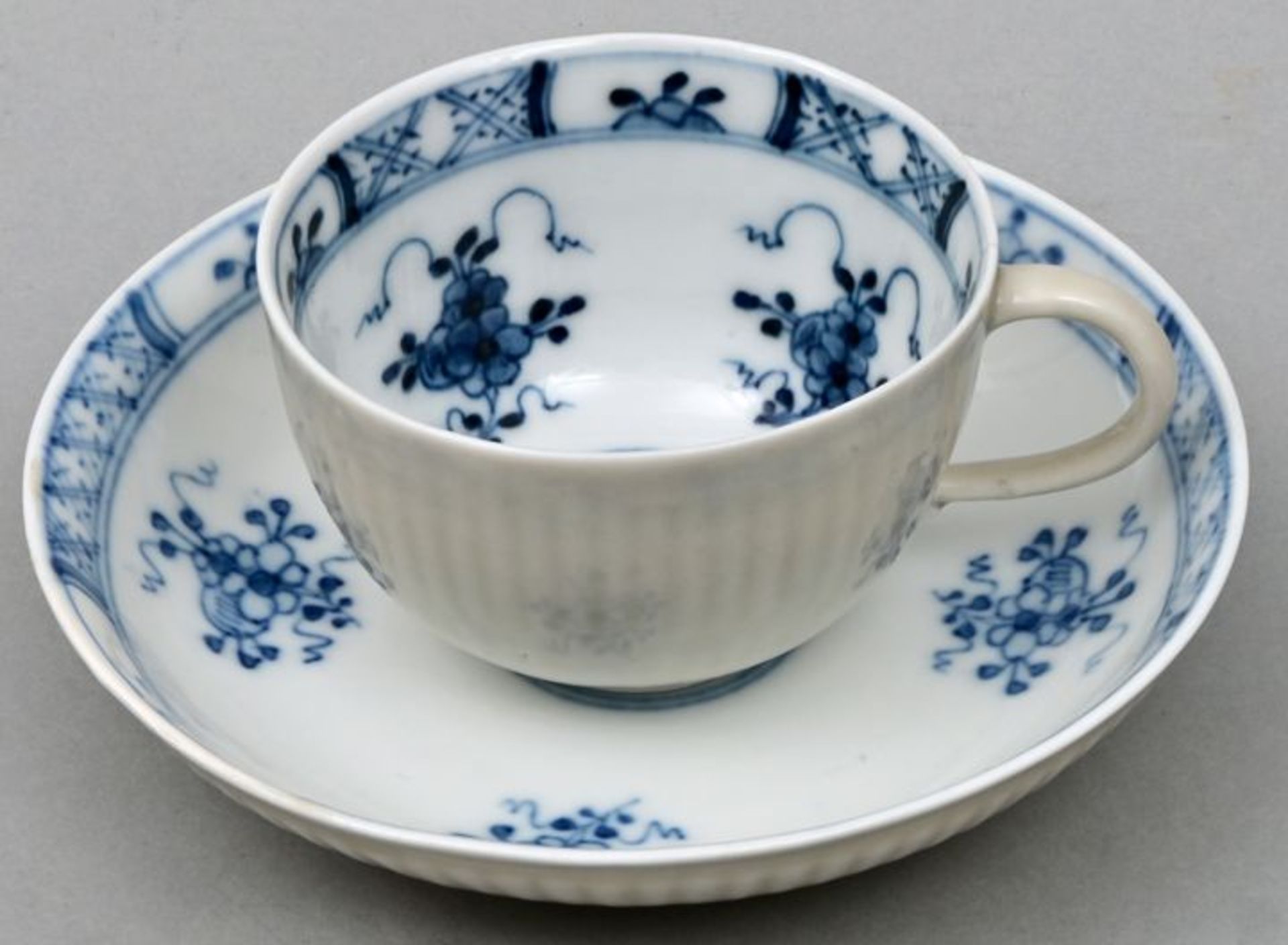 Tasse + UTA / Cup with saucer, Meissen