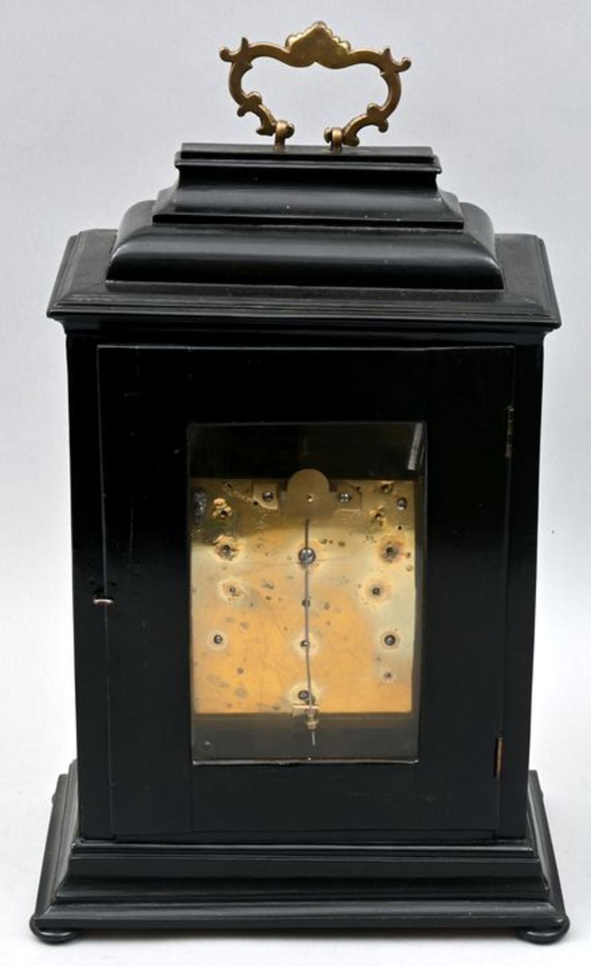 906 Stockuhr, Holz, Freimaurer/ bracket clock - Image 3 of 7