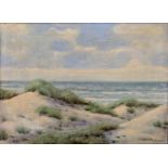 Lundgren, Gemälde ''Ostseestrand'' / coastal landscape, painting