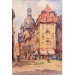 Augst Gerhard Aquarell / Dresden, water colour