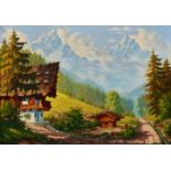 Hoffmann, Theo, Watzmann / Landscape painting