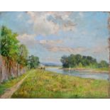 Meisel, Elblandschaft / Meisel, Riverscape at the Elbe