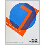 Gebhardt, Helmut, Plakat Kühl, signiert / colour linocut