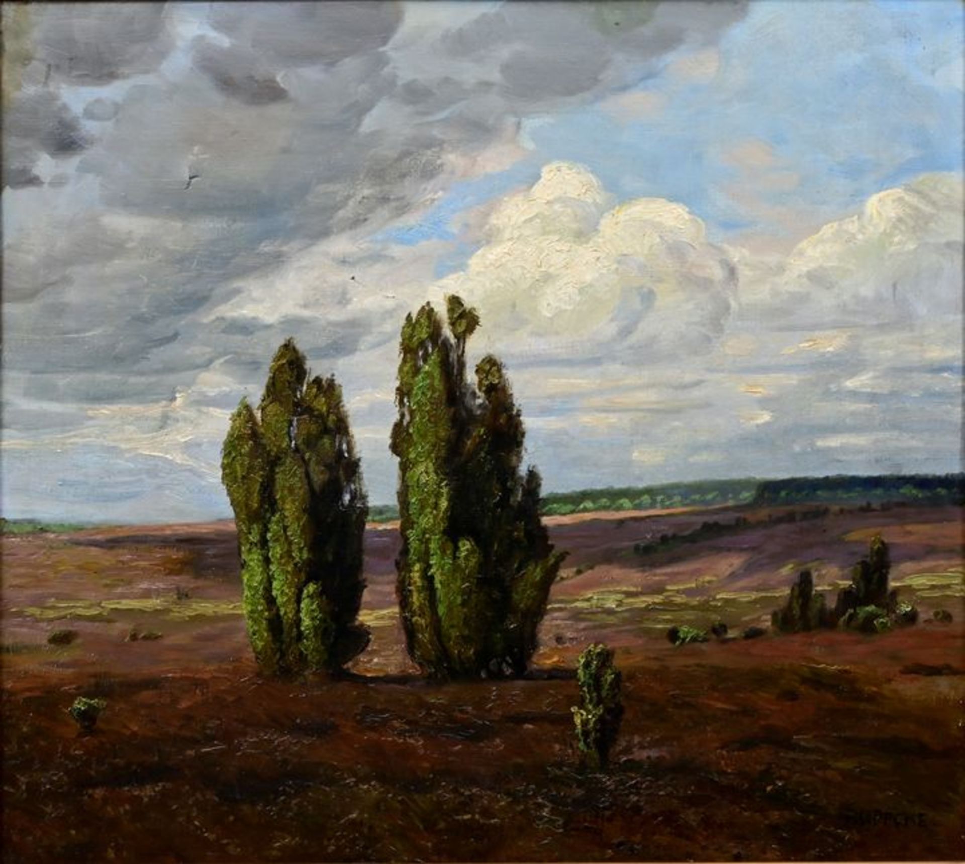 Kippcke, Hans Gemälde Landschaft / landscape painting