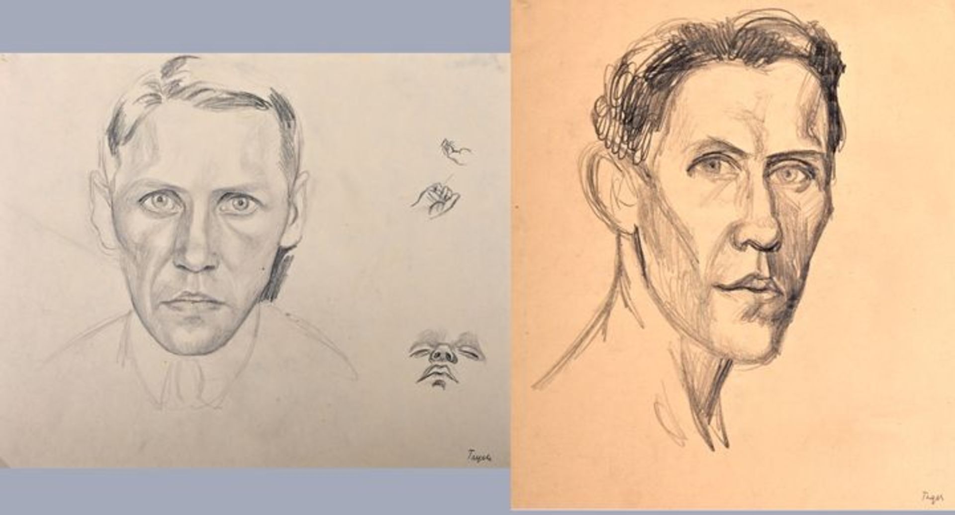 Trepte, Selbstpotraits / Trepte, Self-portraits