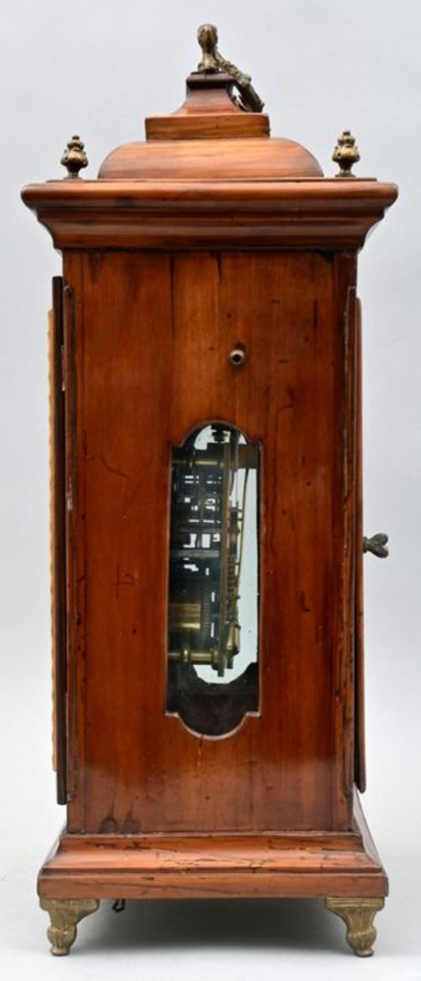 332 Stutzuhr, braun, Holz/ bracket clock - Bild 6 aus 8
