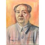 Unbekannt, Mao Tse Tung / portrait painting