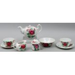 Acht Teile Teeservice / Tea service, eight pieces