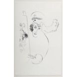 Chagall, Siebdruck / Chagall, silkscreen on woven paper