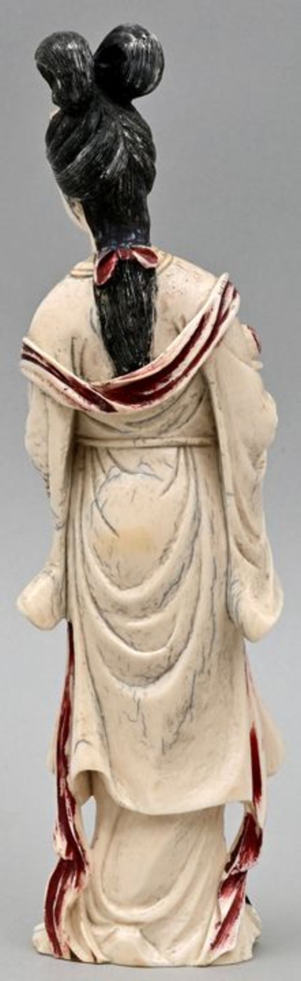 Elfenbeinfigur Dame, China / Ivory figure, China - Image 2 of 3