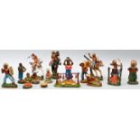 15 Indianerfiguren / Mixed lot of Elastolin Indian figures