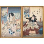 Utagawa / Two woodblock prints