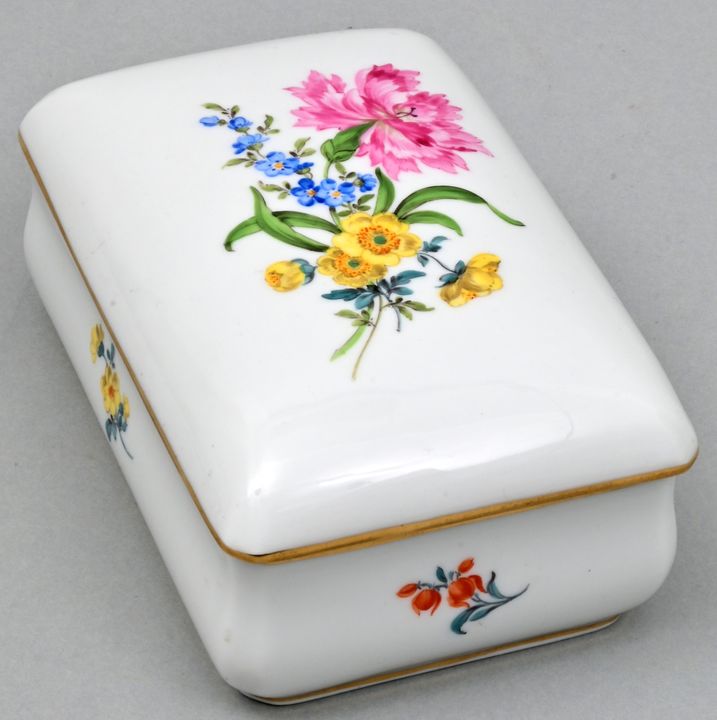 Zigarettendose, Meissen / cigarette box, Meissen