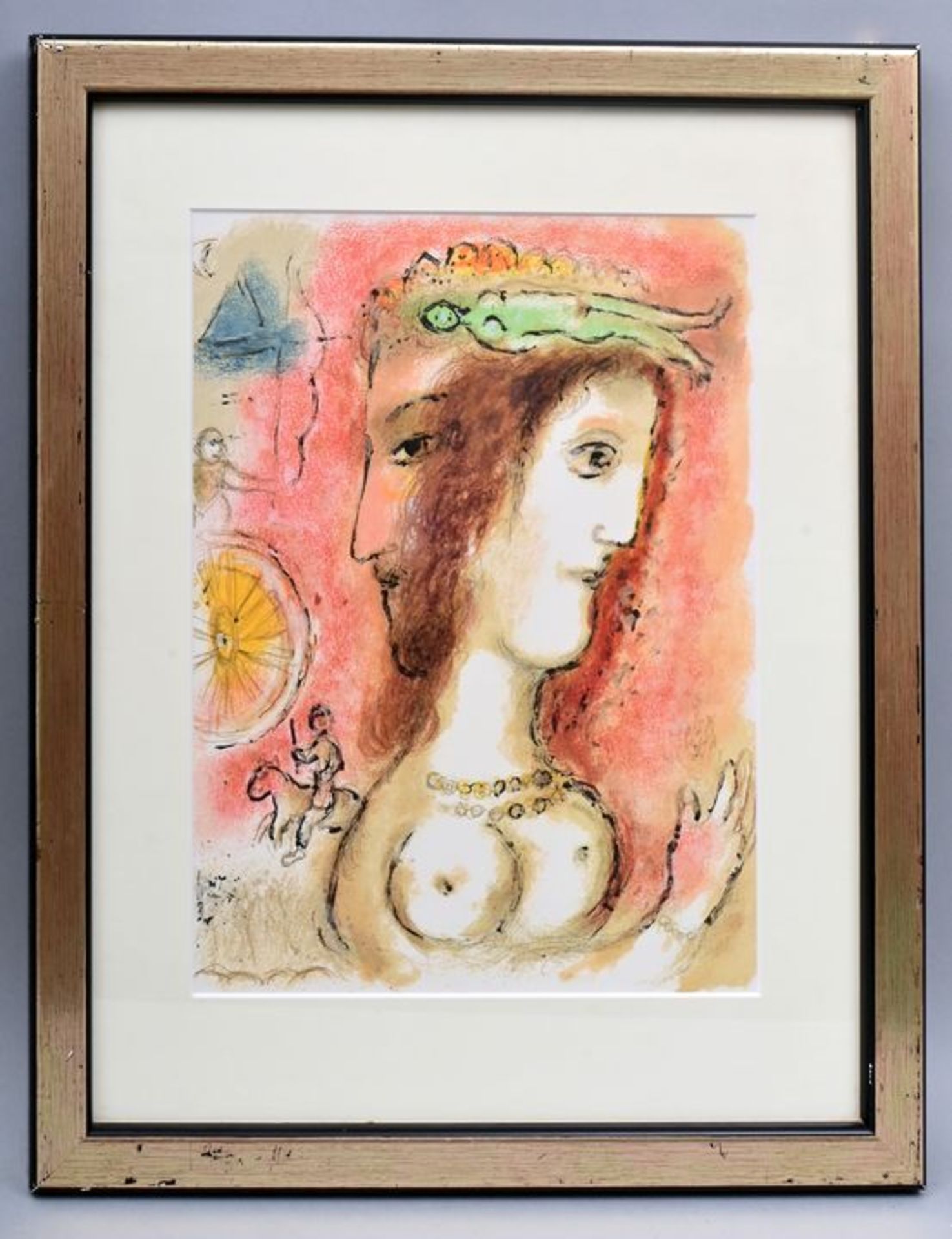 Chagall, Farblithografie / Colour lithograph - Bild 2 aus 3